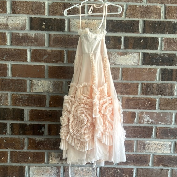 Dollcake Pink Ruffled Kids Dress - Picture 1 of 5